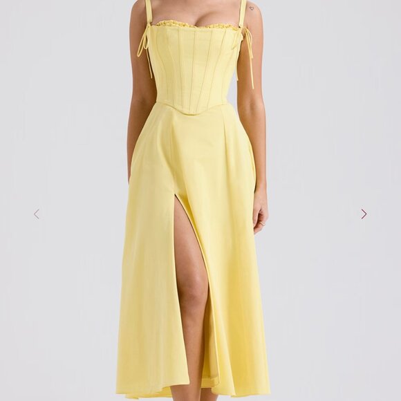 House of CB Clarabelle Sunshine Midi Sundress - Picture 1 of 5